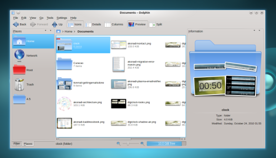 Dolphin File Manager in 4.6 RC2
