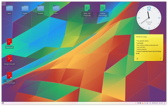 Plasma Desktop at a glance