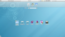 Image of the Plasma Desktop Workspace
